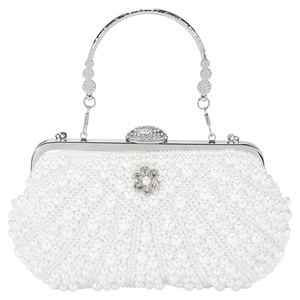 9537 Evening Bags Clutch Purses Formal, Bridal Purses Pearl Handbags